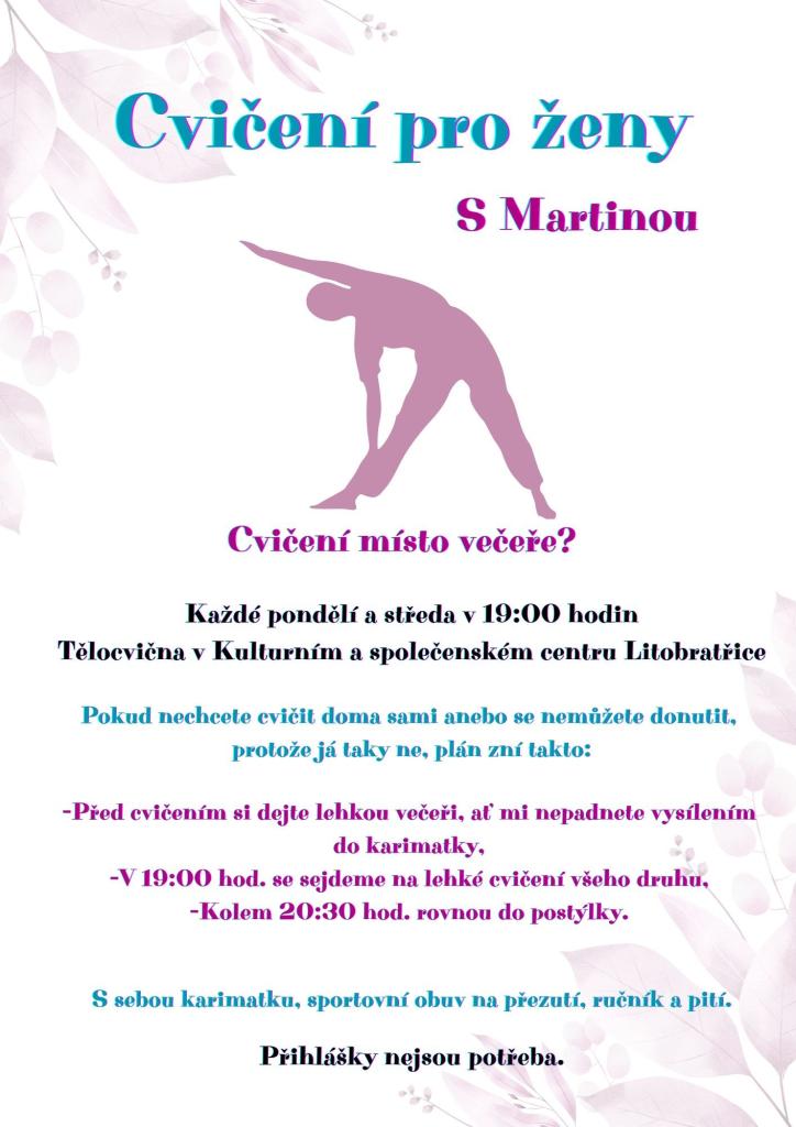Cvičení pro ženy s Martinou